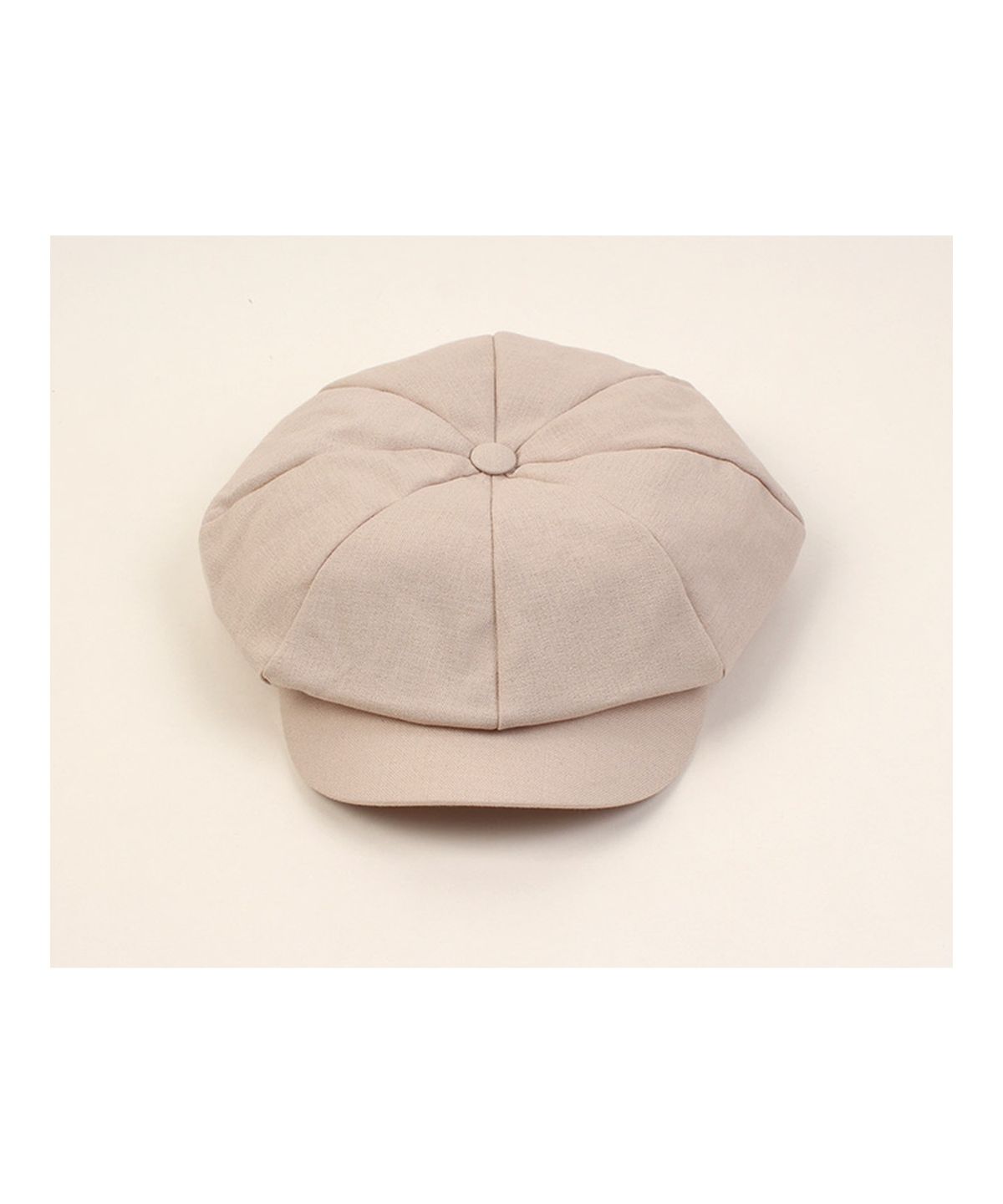 유니버셜 케미스트리(UNIVERSAL CHEMISTRY) Cool Beige Linen Newsboy Cap 린넨뉴스보이캡