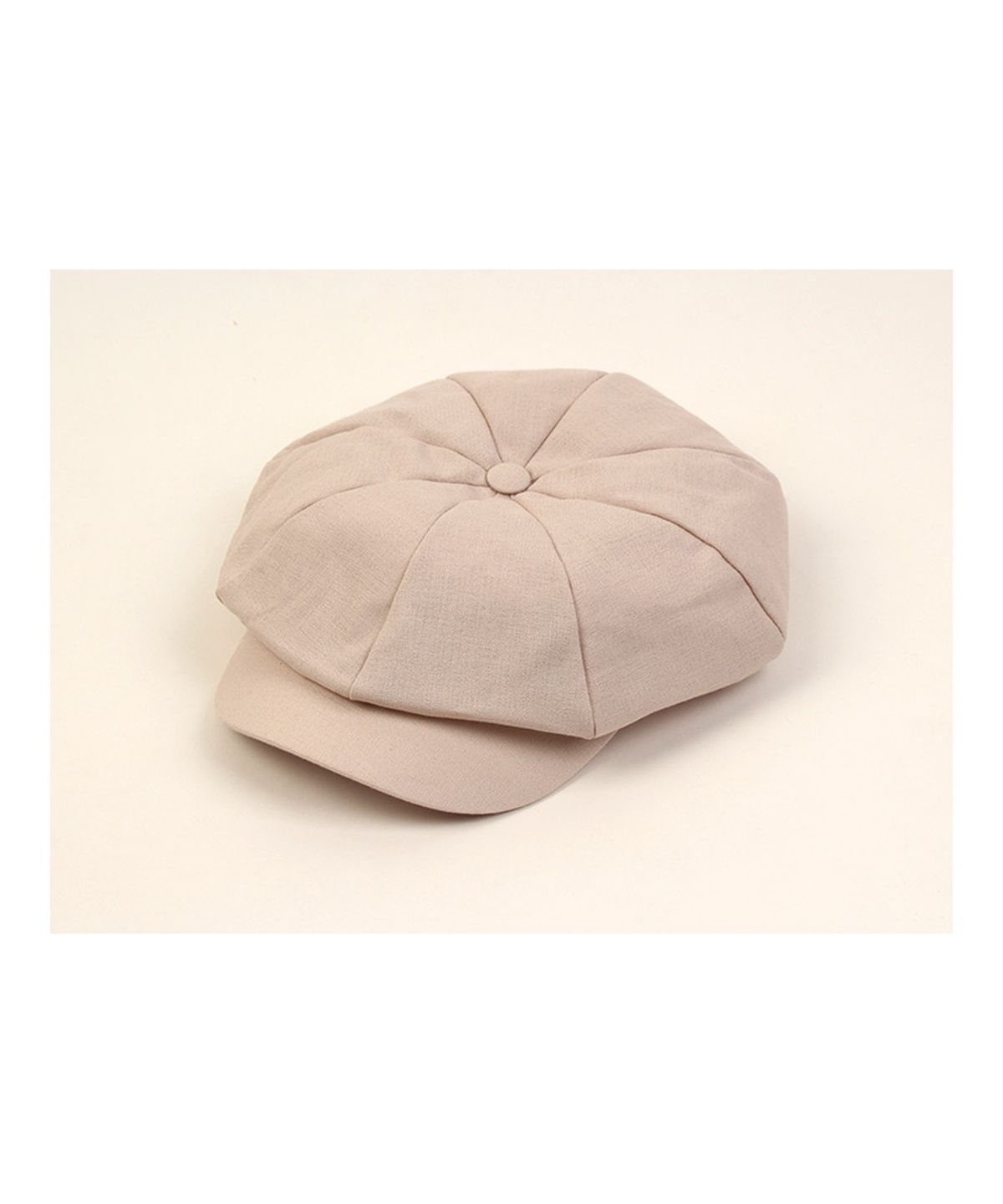 유니버셜 케미스트리(UNIVERSAL CHEMISTRY) Cool Beige Linen Newsboy Cap 린넨뉴스보이캡