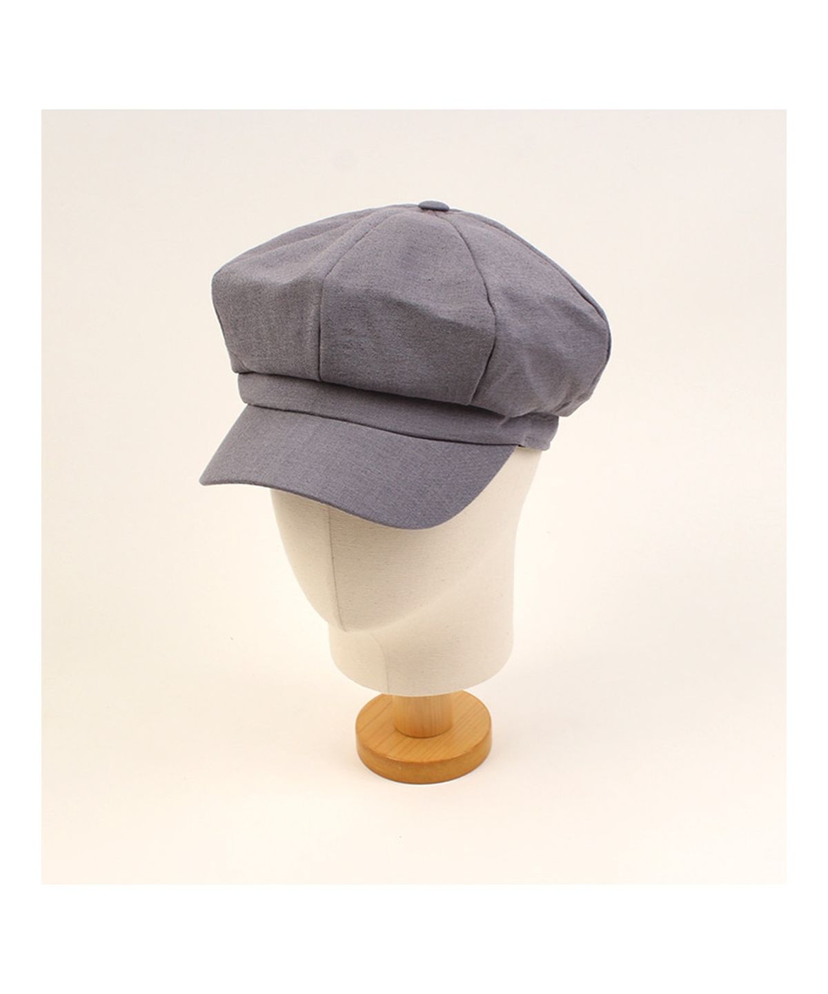 유니버셜 케미스트리(UNIVERSAL CHEMISTRY) Cool Gray Linen Newsboy Cap 뉴스보이캡