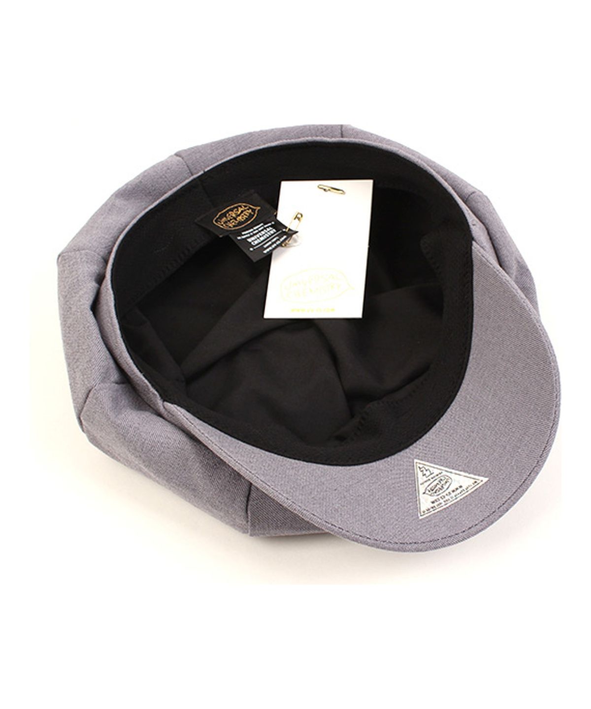 유니버셜 케미스트리(UNIVERSAL CHEMISTRY) Cool Gray Linen Newsboy Cap 뉴스보이캡