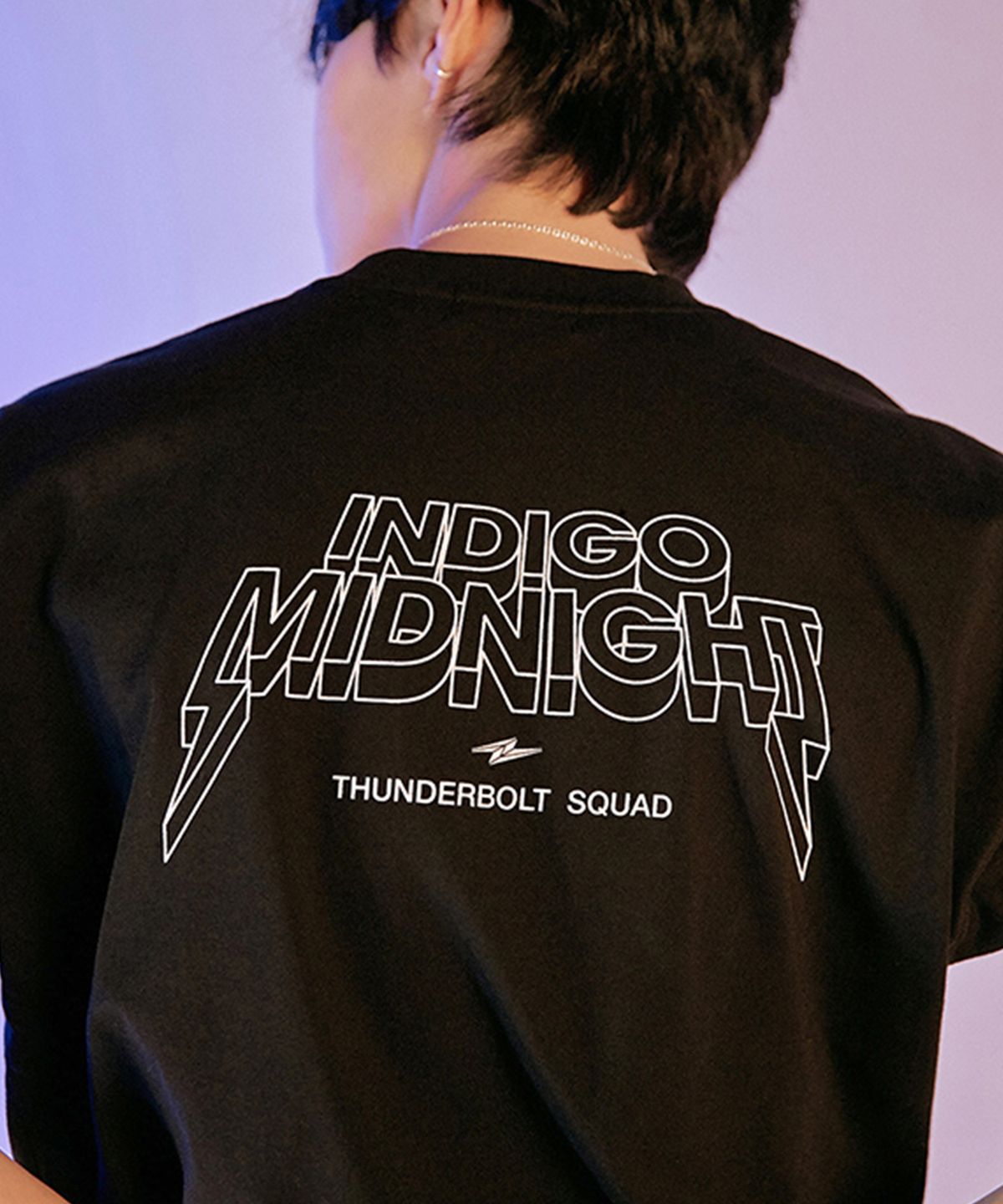 인디고 미드나잇(INDIGO MIDNIGHT) 스탠다드 이슈 반팔티셔츠 블랙
