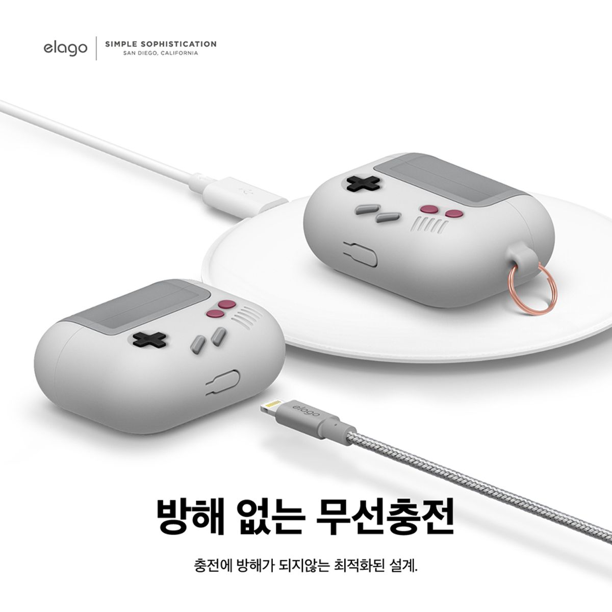 엘라고(ELAGO) 에어팟프로 AW5 행 케이스