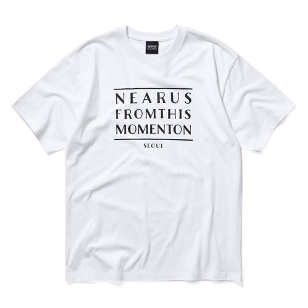 니어러스(NEARUS) 반팔티셔츠MOMENTON LOGO OVER TEE