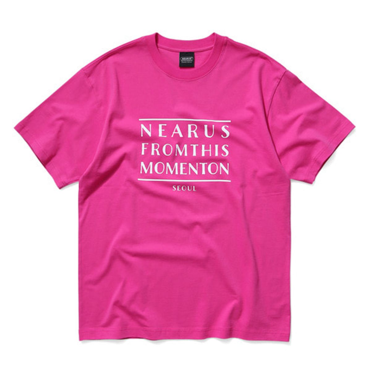 니어러스(NEARUS) 반팔티셔츠MOMENTON LOGO OVER TEE