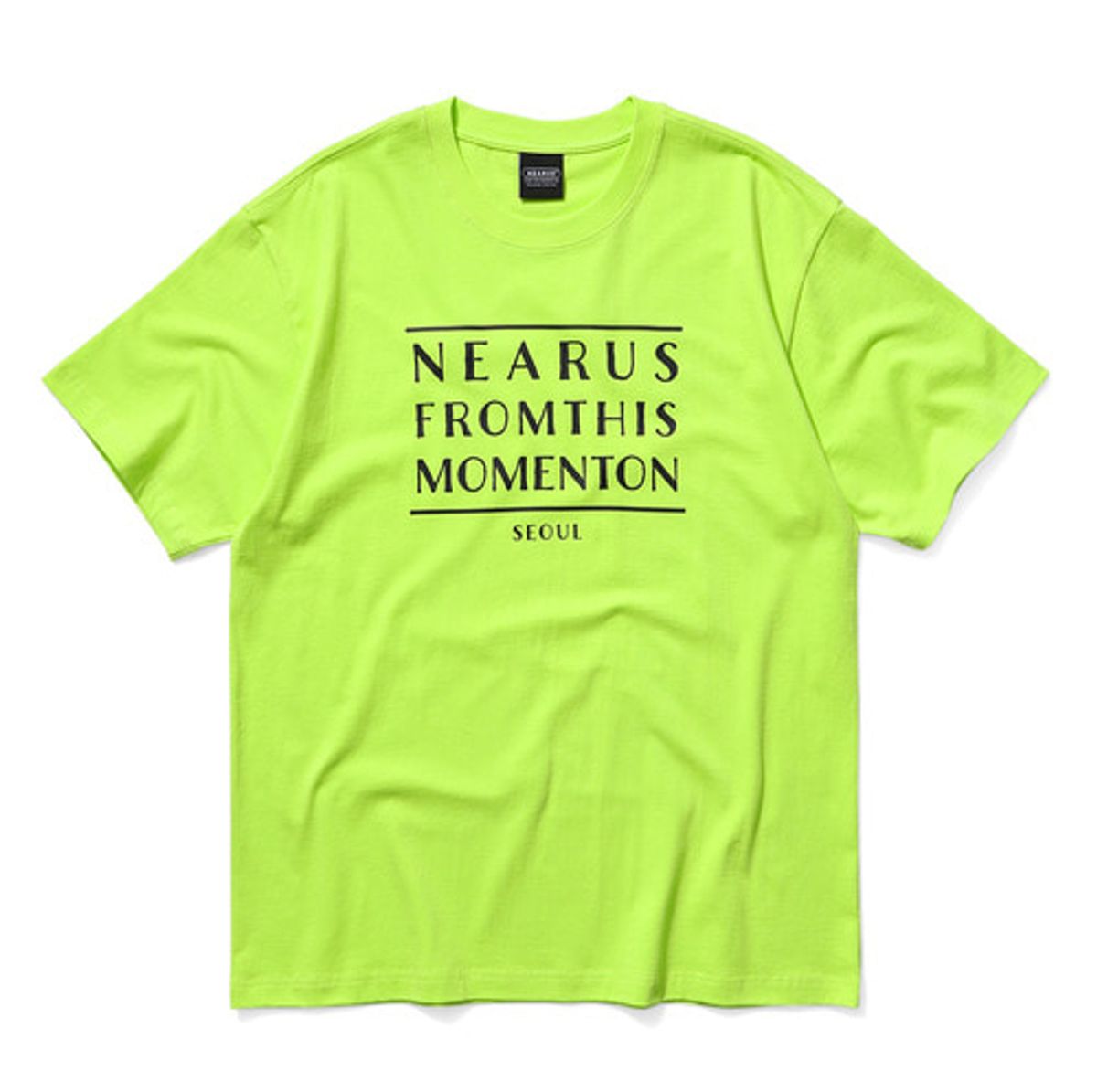 니어러스(NEARUS) 반팔티셔츠MOMENTON LOGO OVER TEE