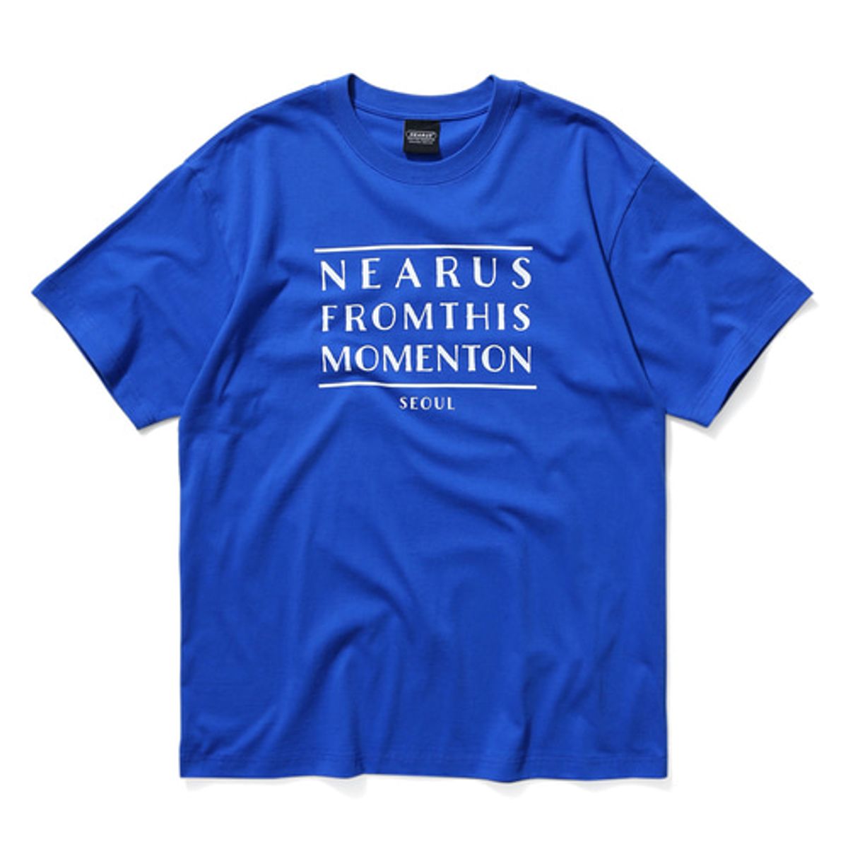 니어러스(NEARUS) 반팔티셔츠MOMENTON LOGO OVER TEE