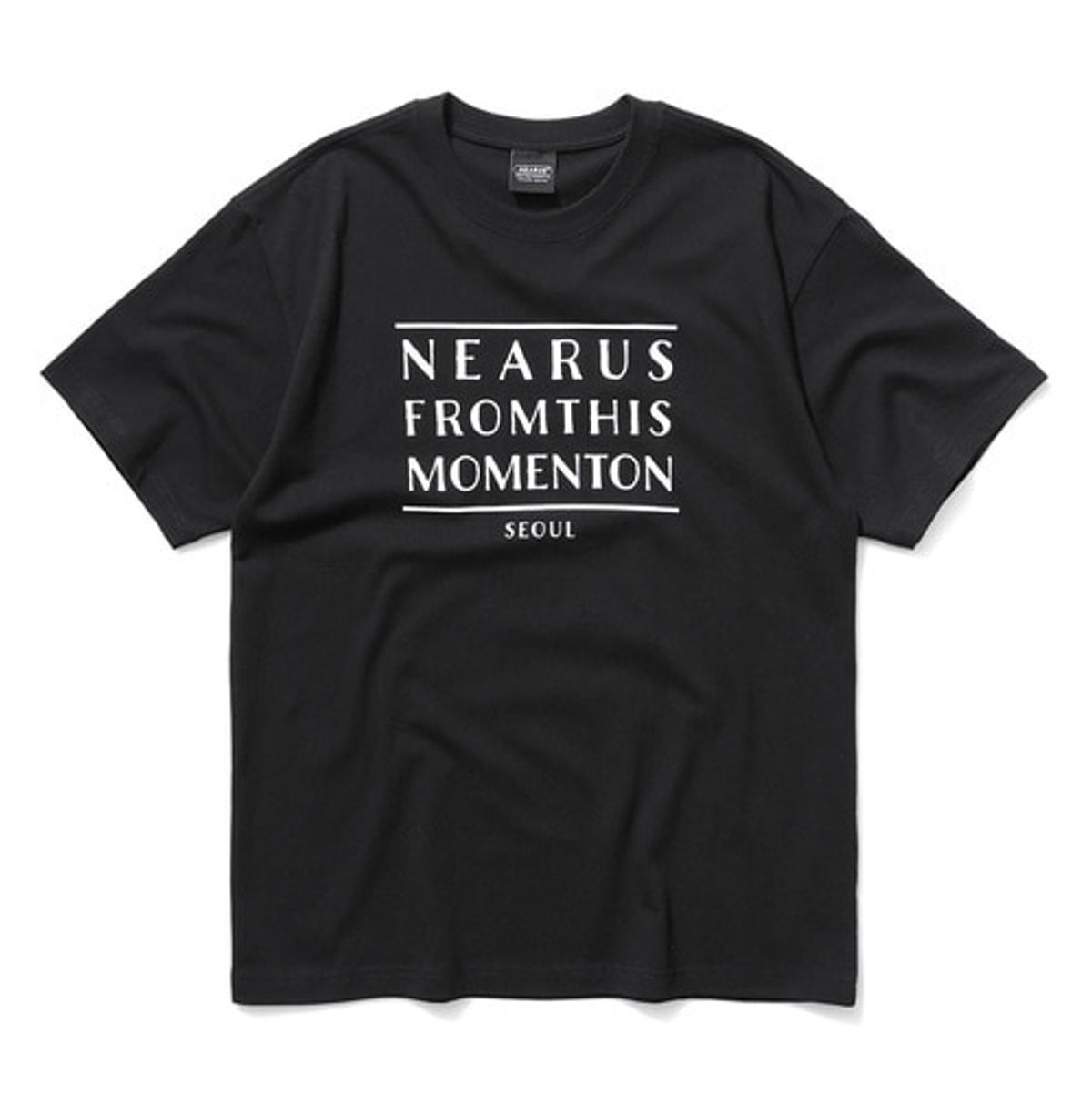 니어러스(NEARUS) 반팔티셔츠MOMENTON LOGO OVER TEE