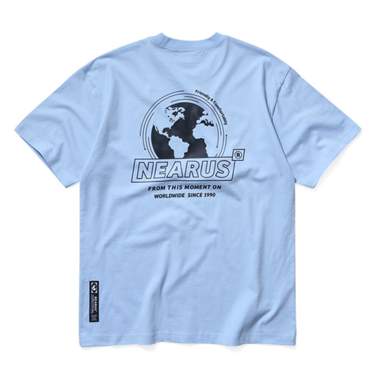 니어러스(NEARUS) 반팔티셔츠EARTH LOGO OVER TEE