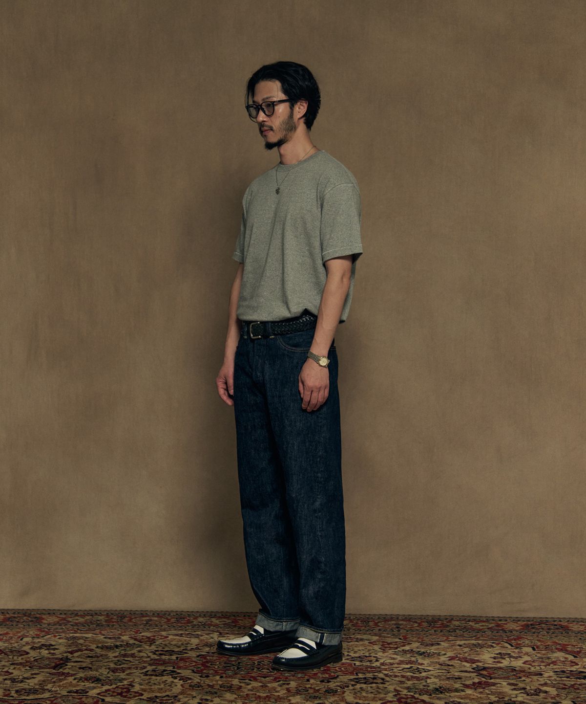 브론슨(BRONSON) Tompkins Loopwheeled Tubular Tee 4 Color