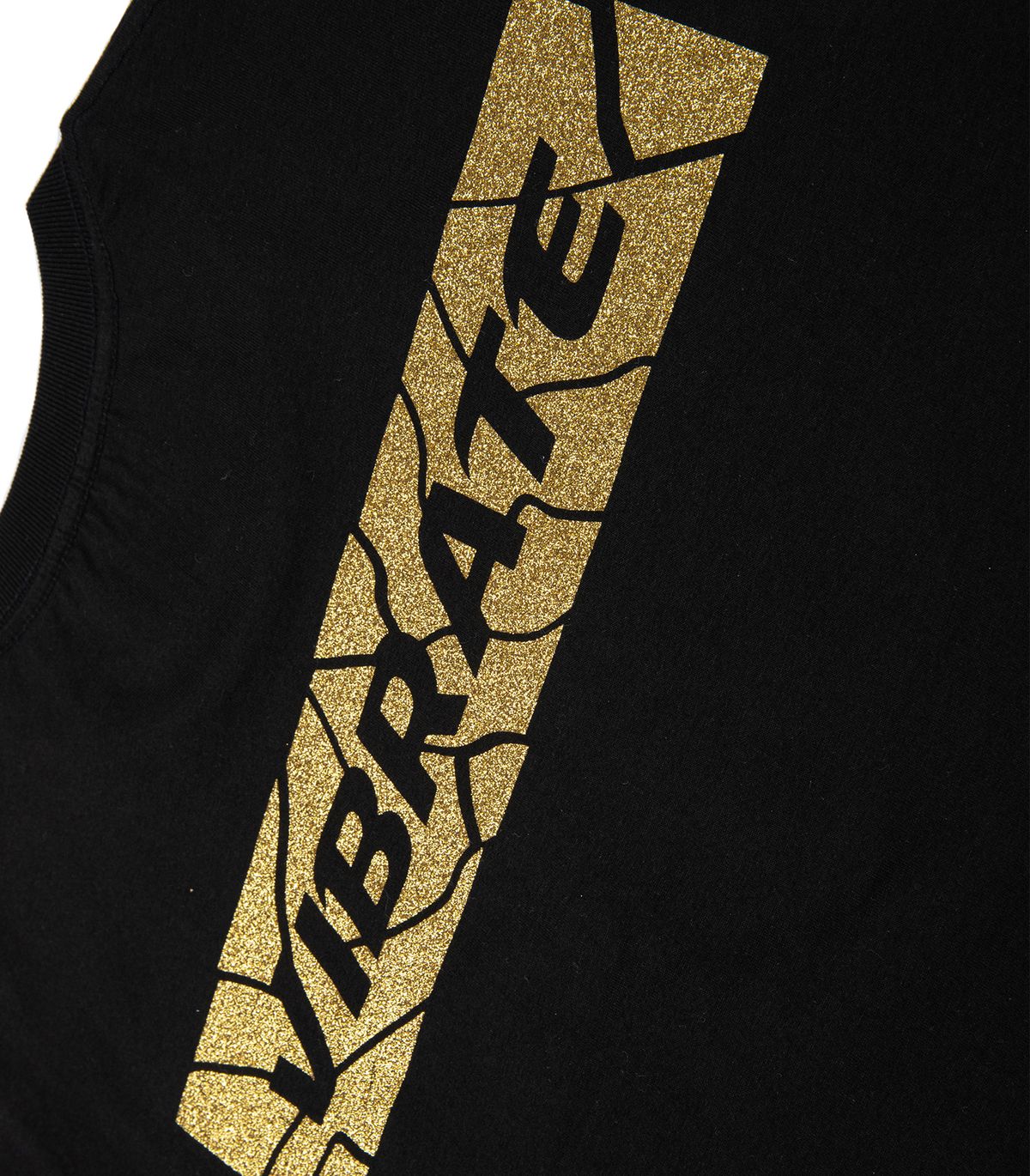 바이브레이트(VIBRATE) V FLASH M008 T-SHIRT (BLACK)