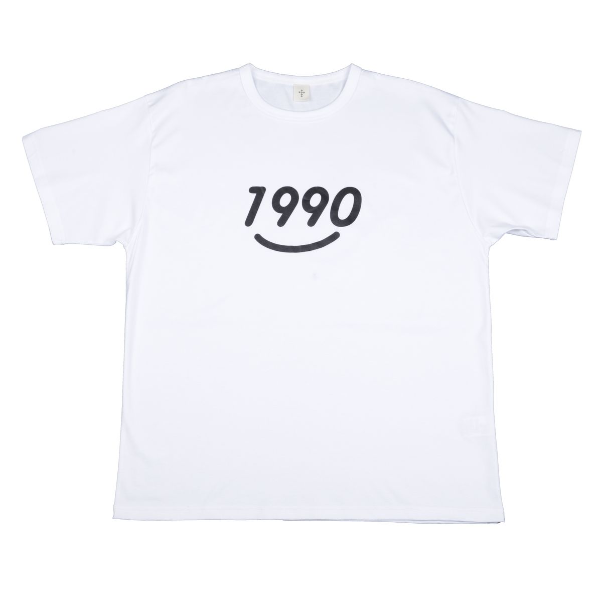 구공페스트(GOOGONGFAST) 1990 :) 프린팅 티셔츠 (화이트-블랙)
