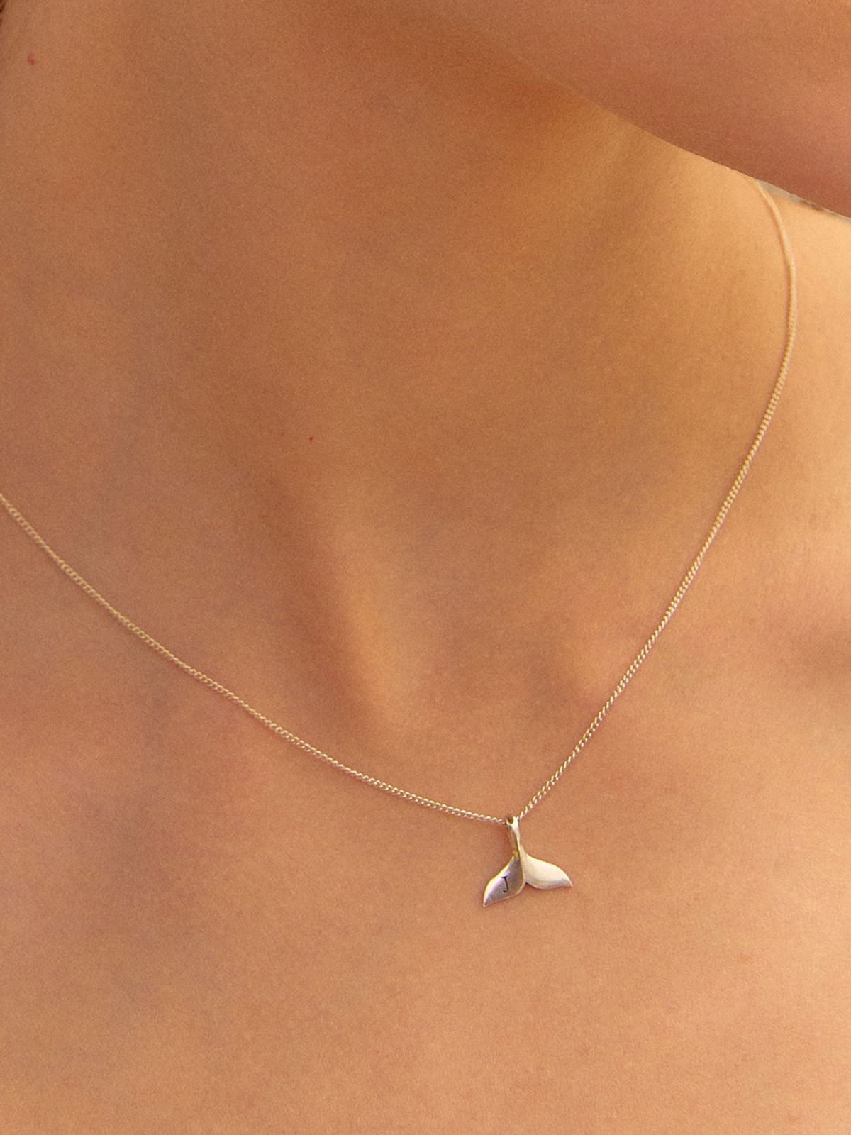 포스트루드(POSTLUDE) [SILVER] WH TAIL P NECKLACE