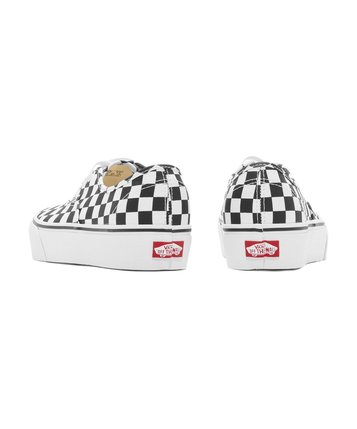 반스(VANS) 어센틱 플랫폼 2.0 - 체커보드:트루 화이트 / VN0A3AV8QXH1