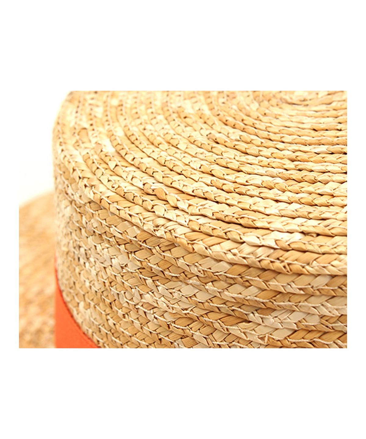 유니버셜 케미스트리(UNIVERSAL CHEMISTRY) Kangkang Orange Line Panama Hat 파나마햇