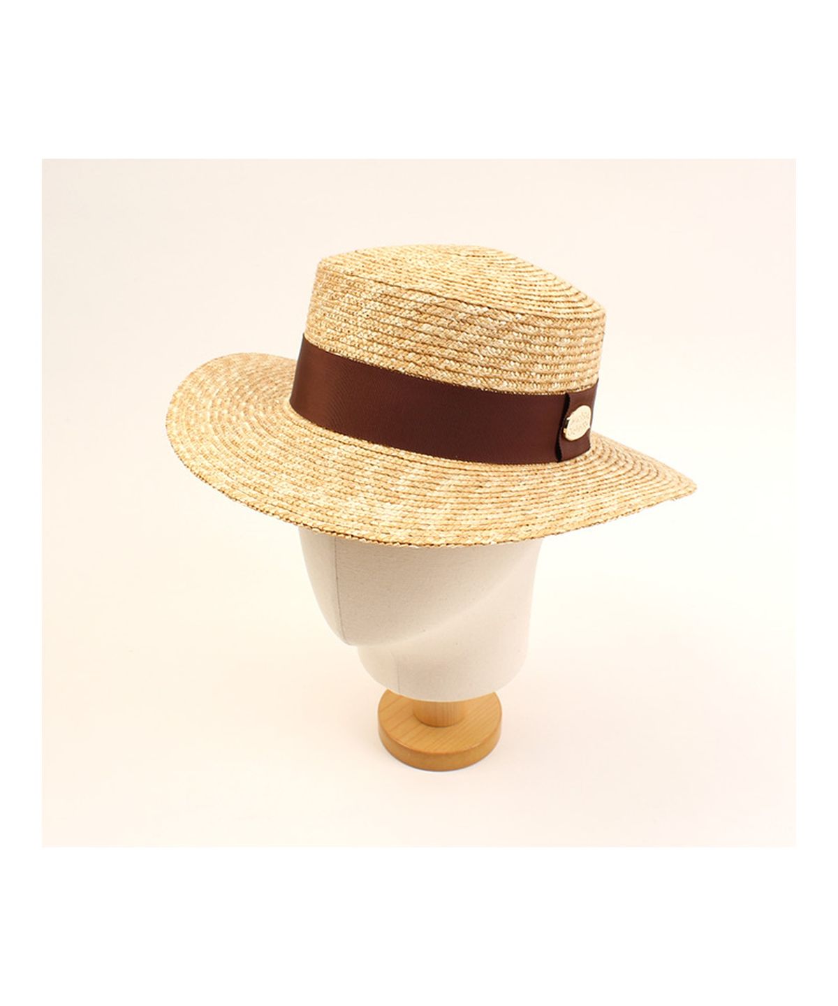 유니버셜 케미스트리(UNIVERSAL CHEMISTRY) Kangkang Brown Line Panama Hat 파나마햇