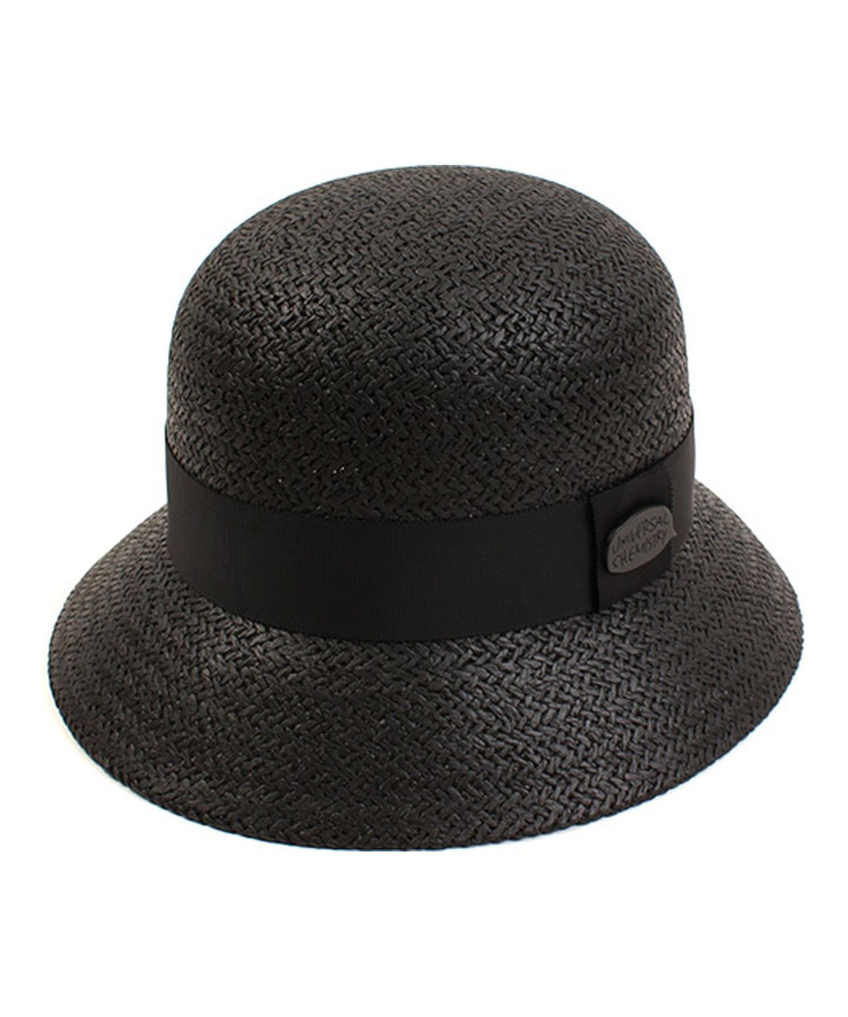 유니버셜 케미스트리(UNIVERSAL CHEMISTRY) Cool Black Cloche Hat 여름페도라