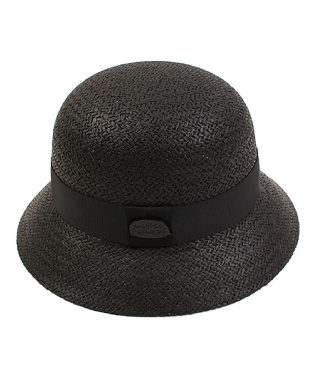 유니버셜 케미스트리(UNIVERSAL CHEMISTRY) Cool Black Cloche Hat 여름페도라