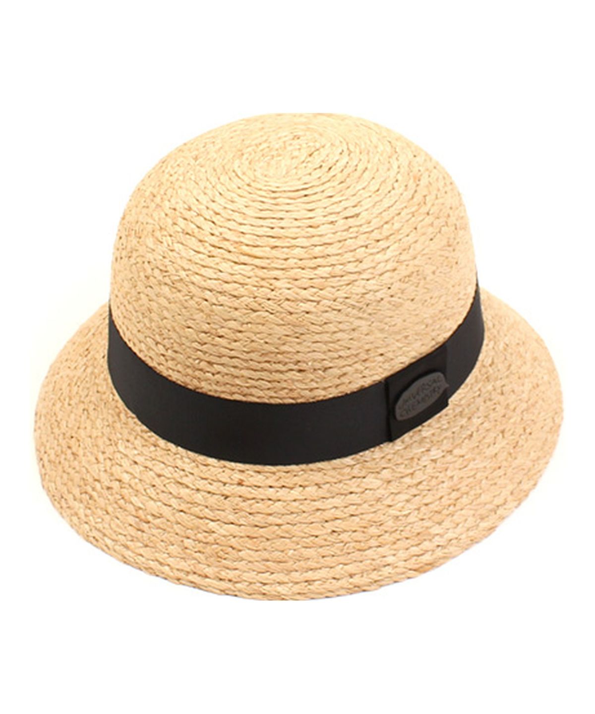 유니버셜 케미스트리(UNIVERSAL CHEMISTRY) Summer Raffia Cloche Ha BK 여름페도라