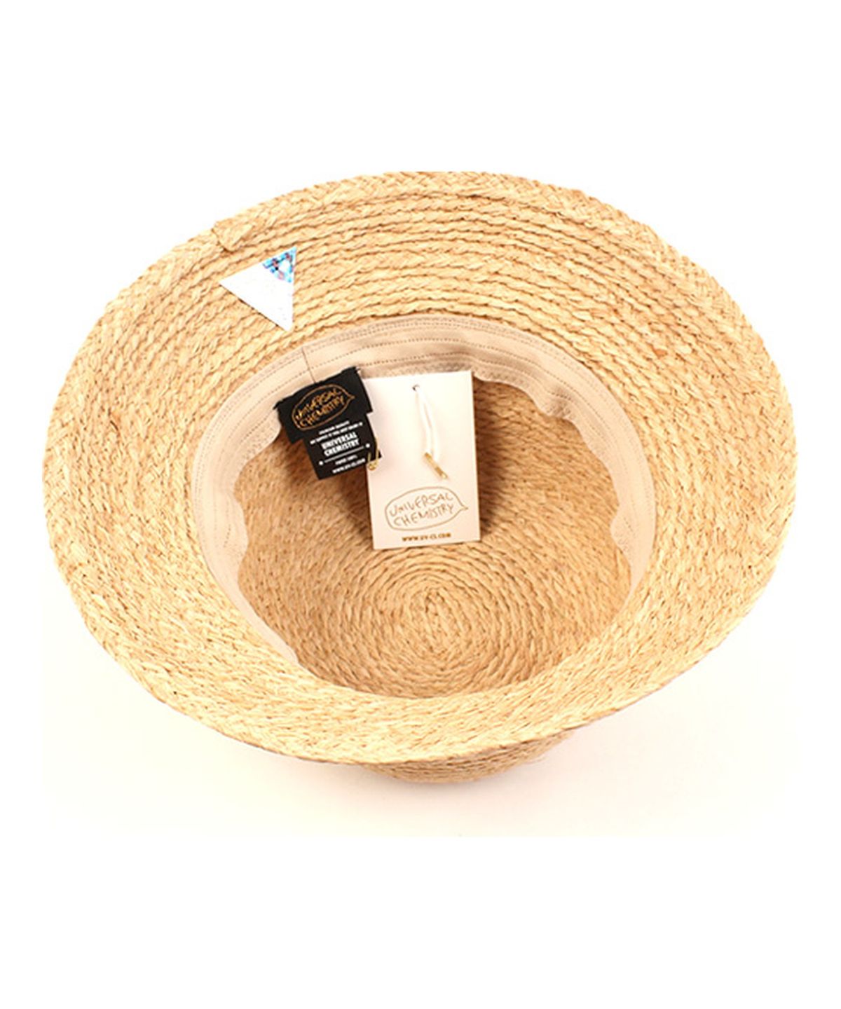 유니버셜 케미스트리(UNIVERSAL CHEMISTRY) Summer Raffia Cloche Ha BK 여름페도라