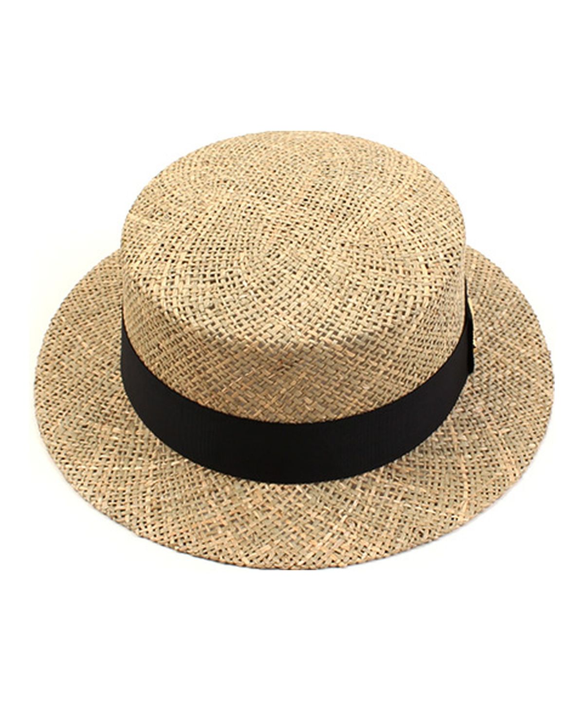 유니버셜 케미스트리(UNIVERSAL CHEMISTRY) Bau Flat Short Panama Hat GD 라피아햇