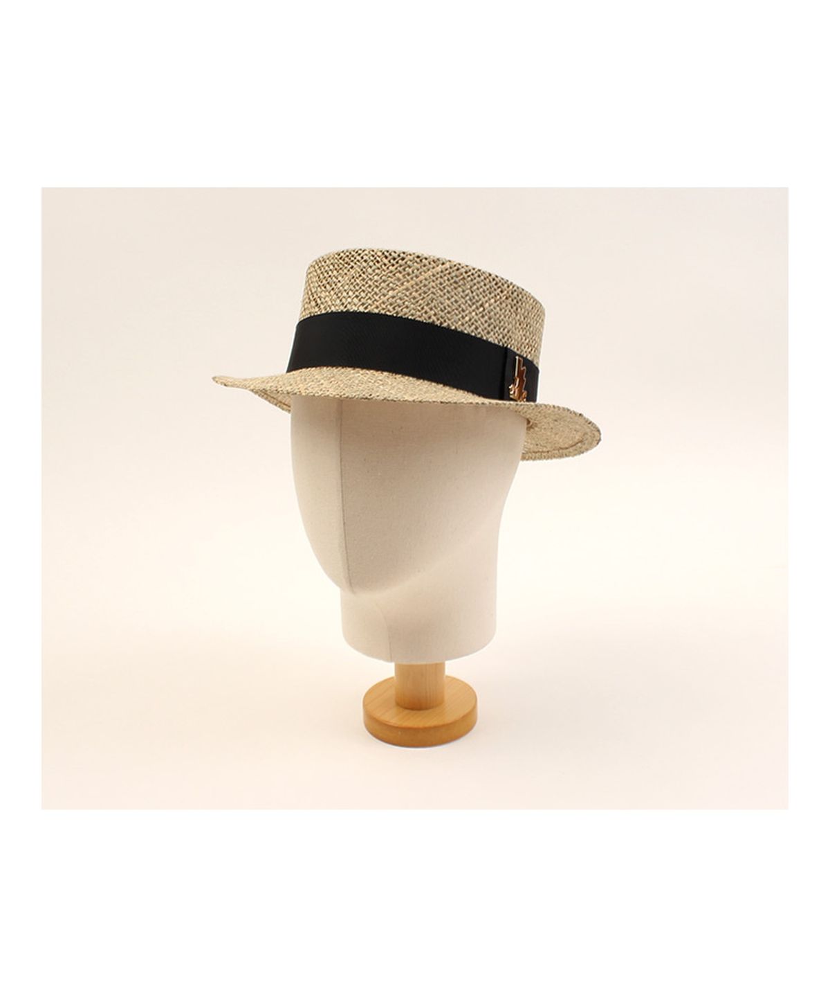 유니버셜 케미스트리(UNIVERSAL CHEMISTRY) Bau Flat Short Panama Hat GD 라피아햇