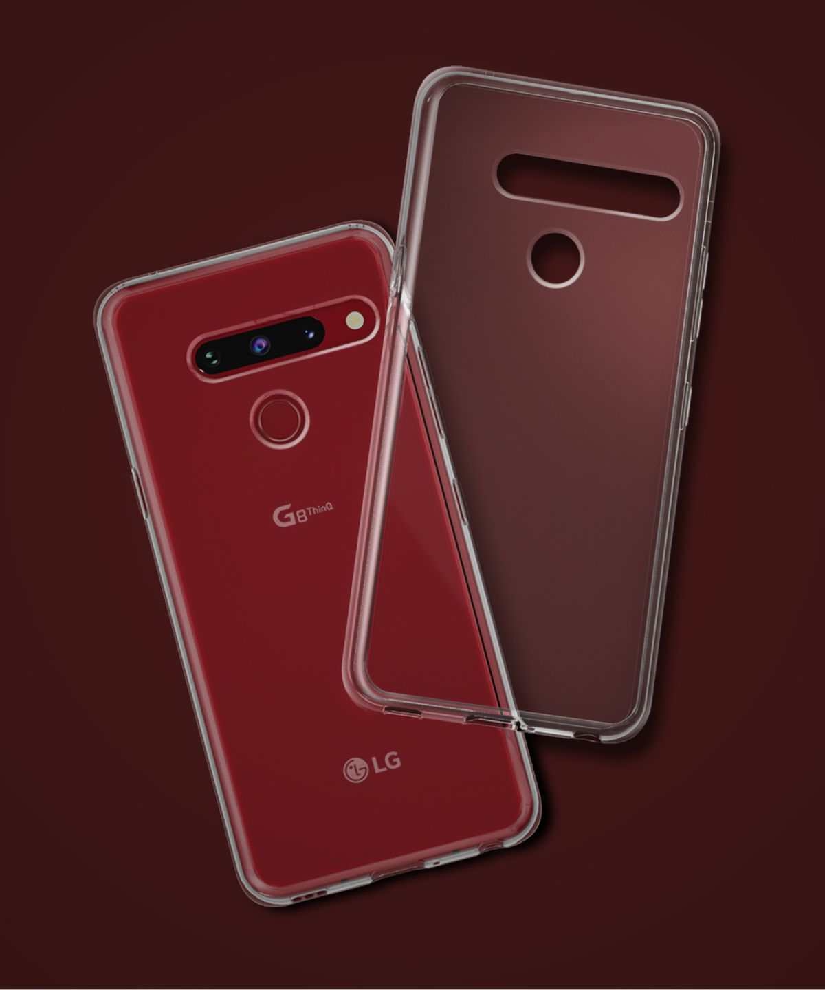 신지모루(SINJIMORU) LG G8 에어클로 핸드폰 케이스