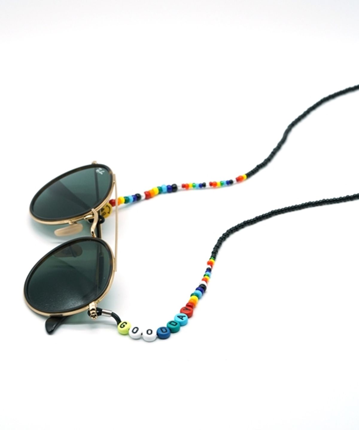 봉보(BONBEAU) Kitsch color beads chain glasses strap  컬러 비즈 체인 선글라스줄 스트랩