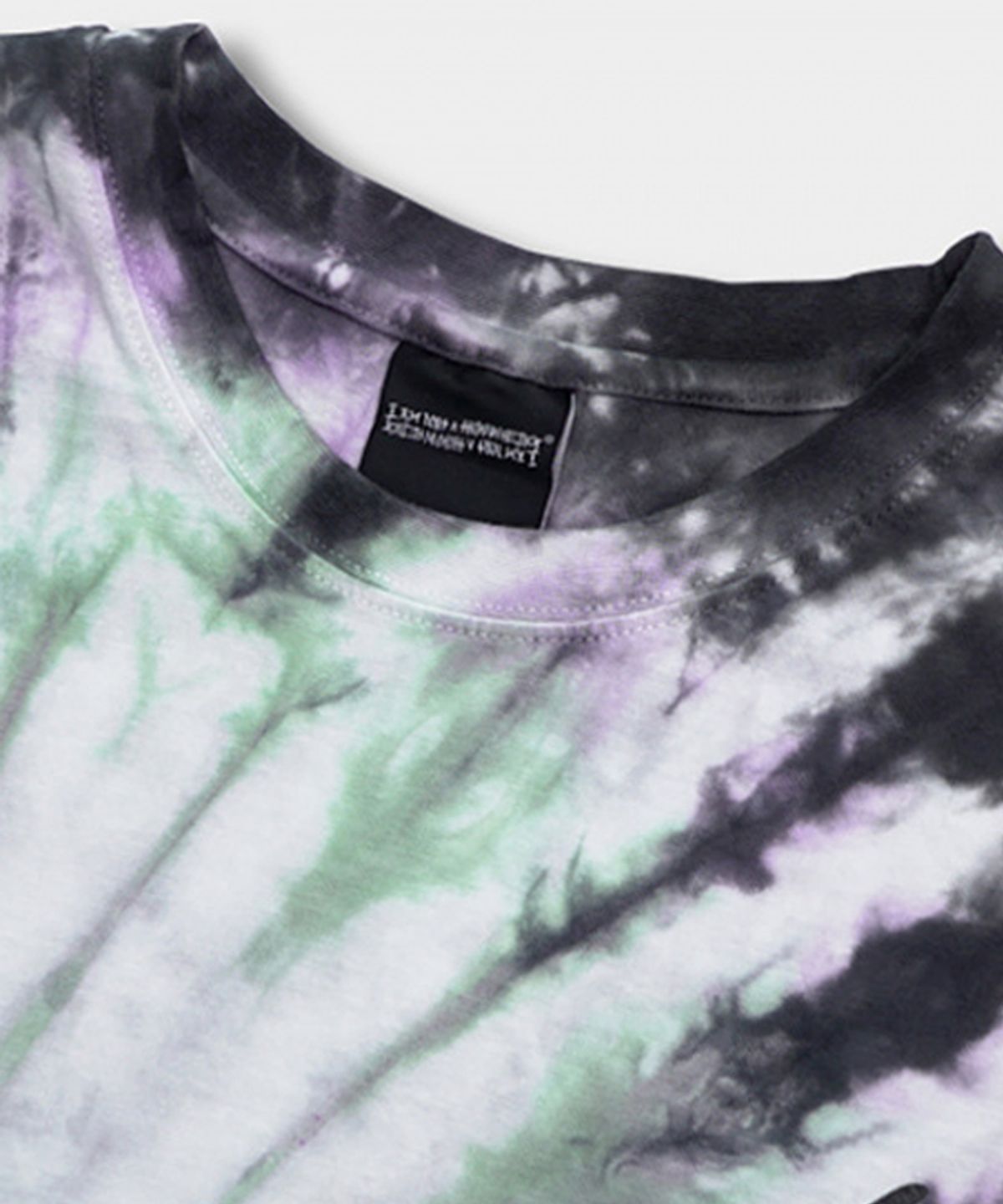 아임낫어휴먼비잉(I AM NOT A HUMAN BEING) TIE-DYE RAINBOW TEE - Multi GREEN