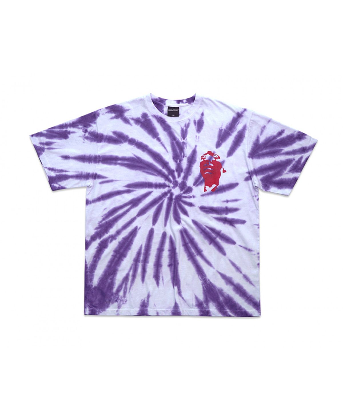 아임낫어휴먼비잉(I AM NOT A HUMAN BEING) TIE-DYE SATAN TEE - PURPLE