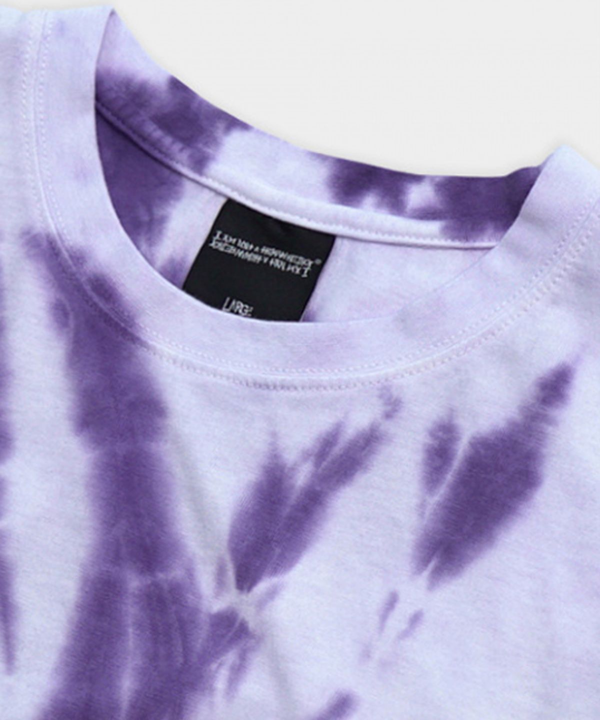 아임낫어휴먼비잉(I AM NOT A HUMAN BEING) TIE-DYE SATAN TEE - PURPLE