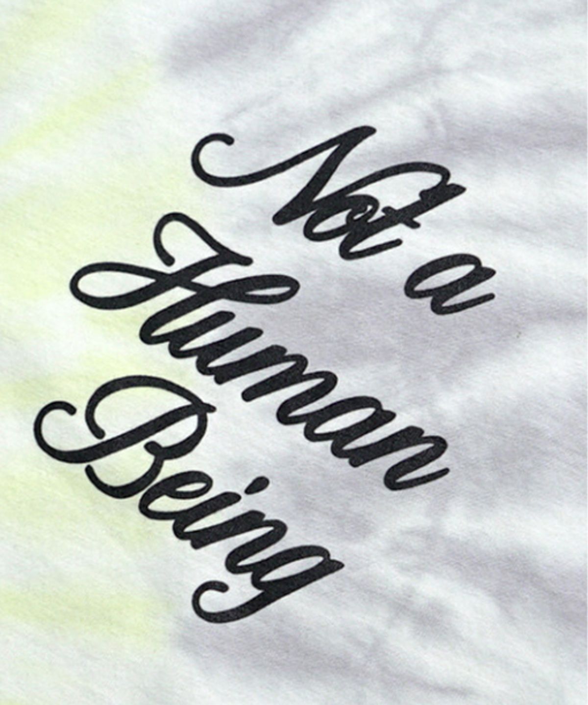 아임낫어휴먼비잉(I AM NOT A HUMAN BEING) TIE-DYE NEON TEE