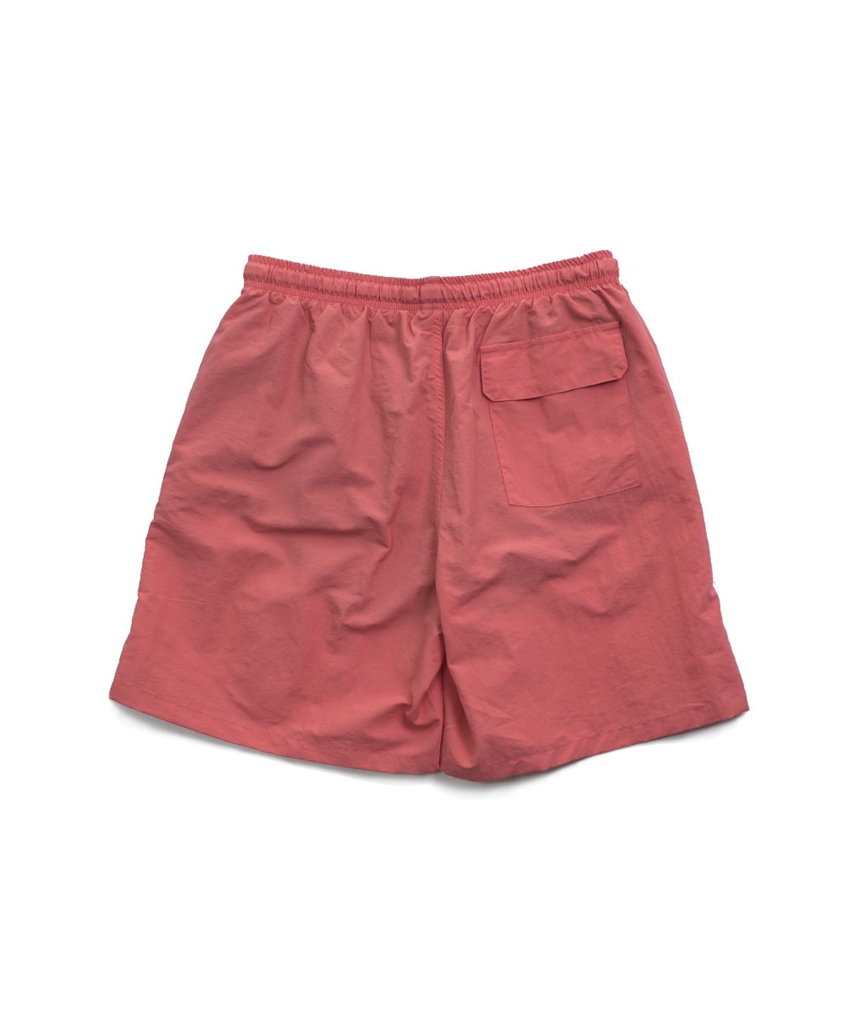 아임낫어휴먼비잉(I AM NOT A HUMAN BEING) RUBBER PATCHED SHORTS - CORAL
