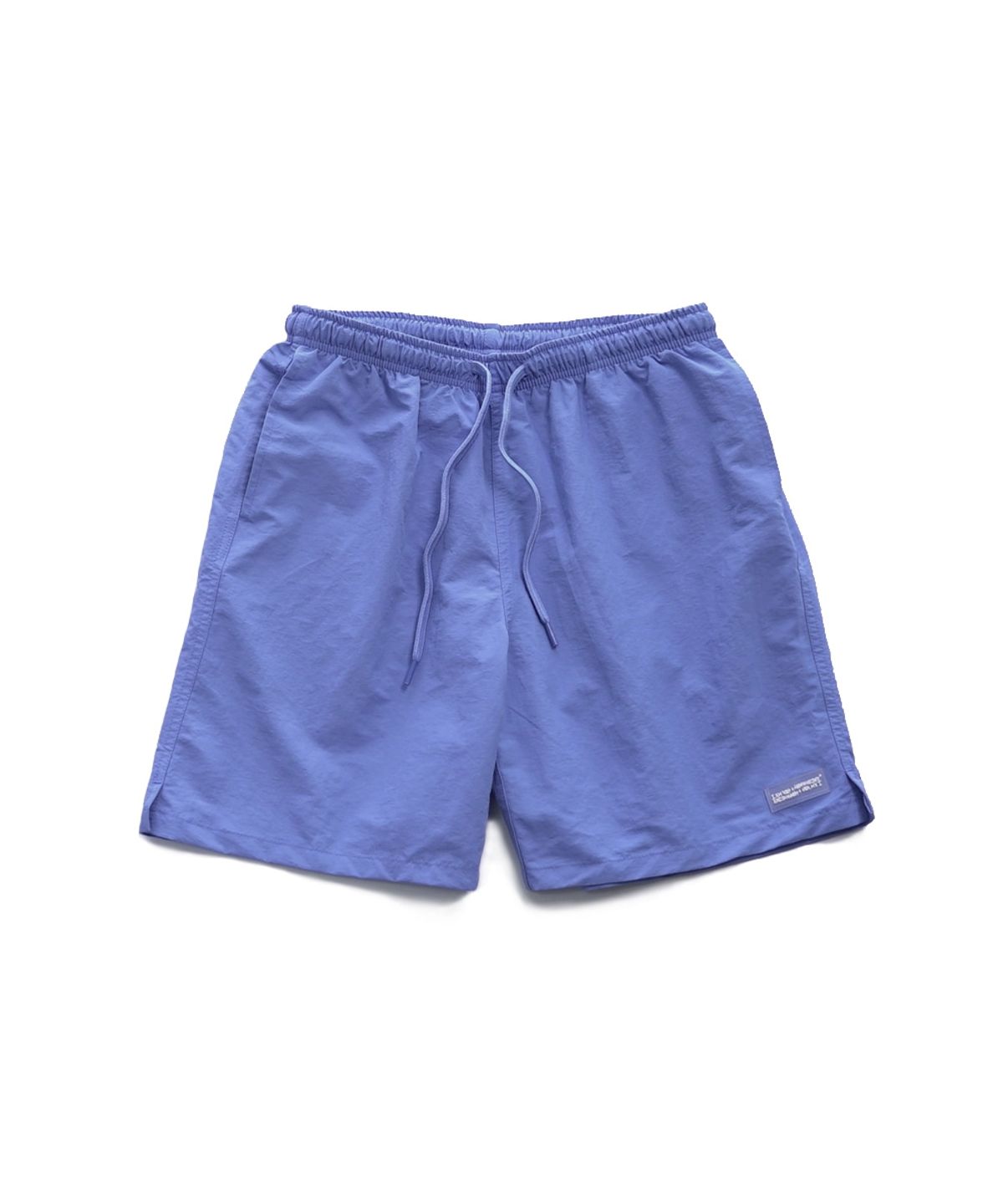 아임낫어휴먼비잉(I AM NOT A HUMAN BEING) RUBBER PATCHED SHORTS - BLUE