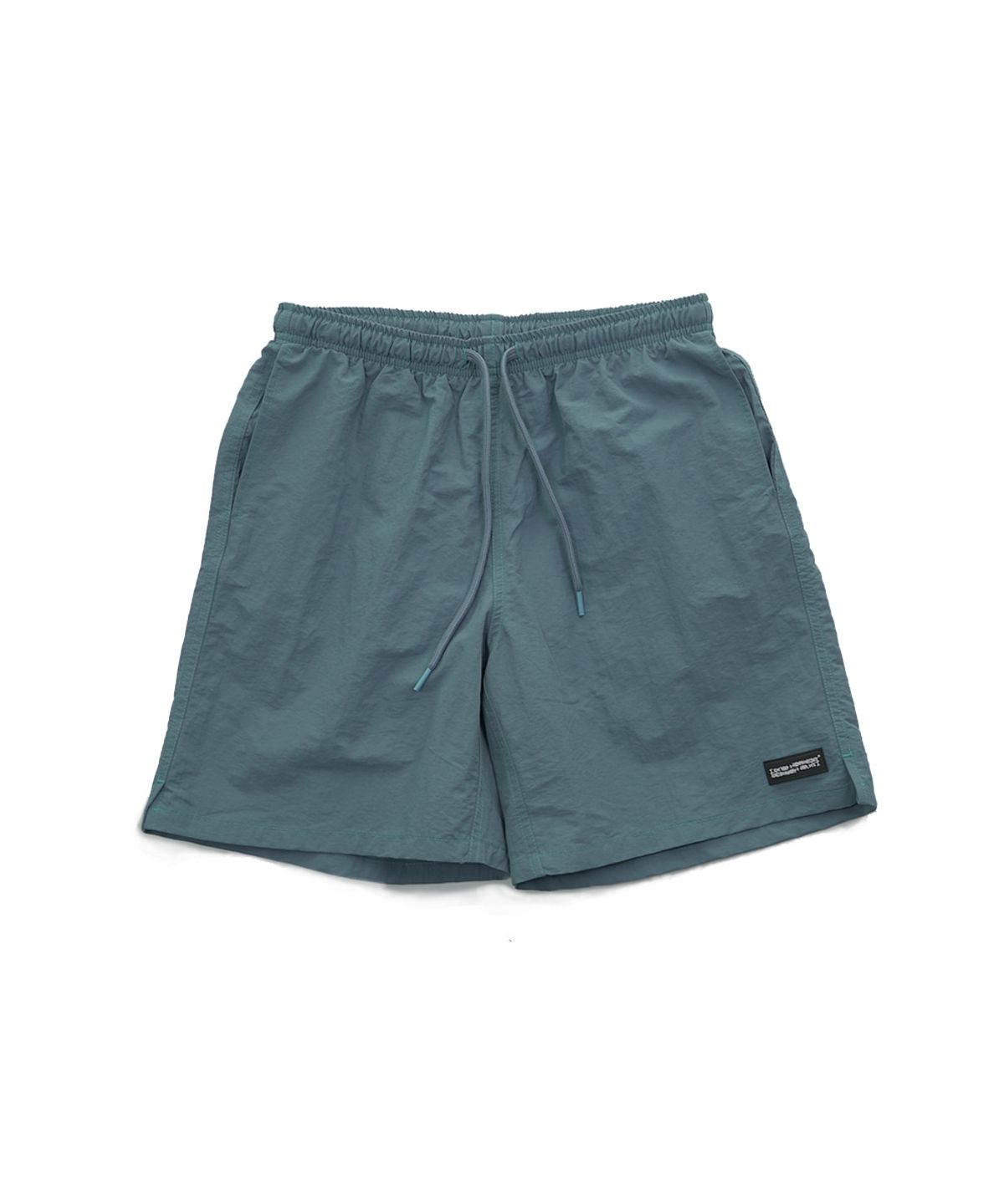 아임낫어휴먼비잉(I AM NOT A HUMAN BEING) RUBBER PATCHED SHORTS - GREEN
