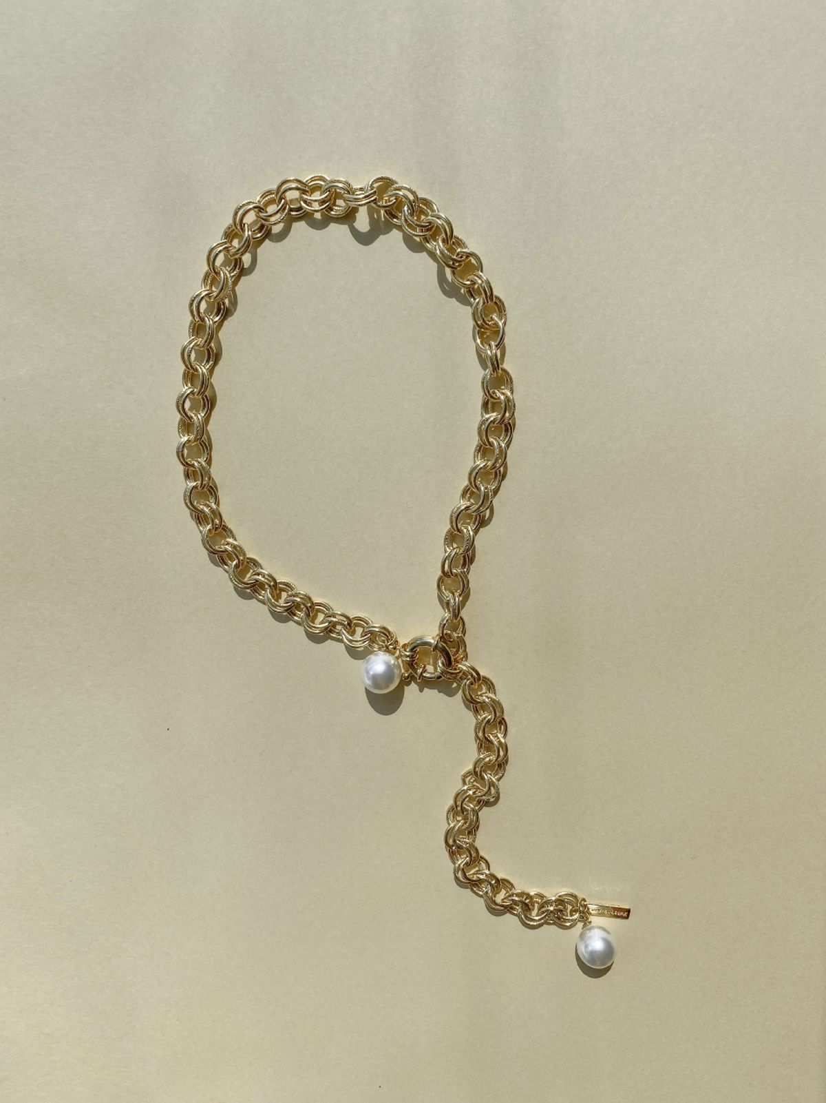 위트홀리데이(WIT-HOLIDAY) gold layer chain pearl necklace