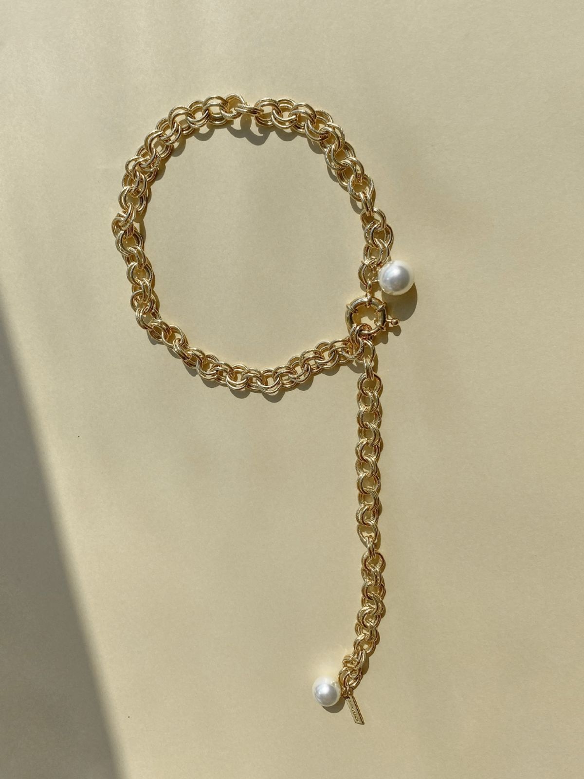 위트홀리데이(WIT-HOLIDAY) gold layer chain pearl necklace