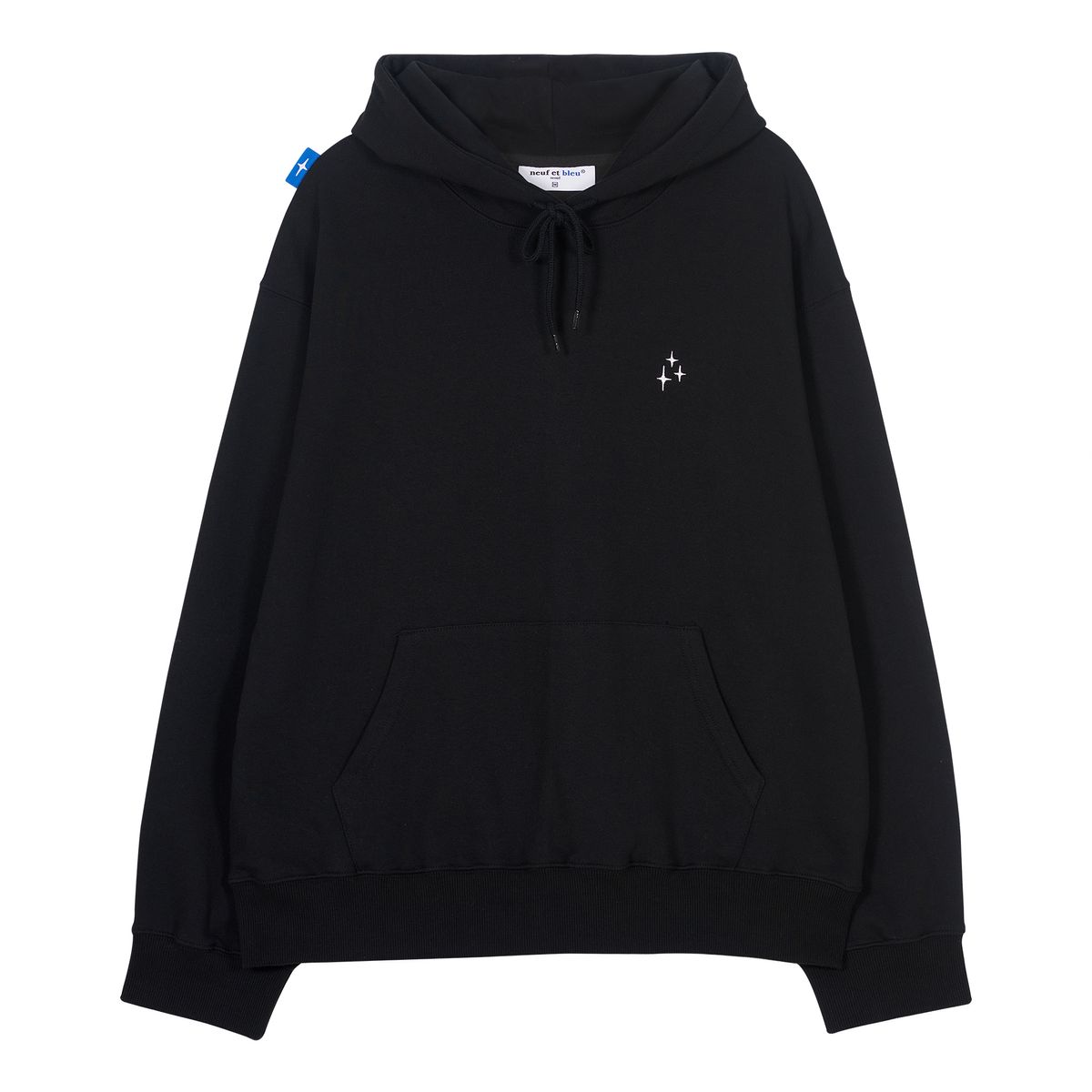 누프에블루(NEUFETBLEU) NEB hoody (black)