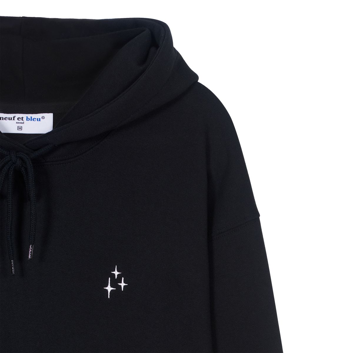 누프에블루(NEUFETBLEU) NEB hoody (black)
