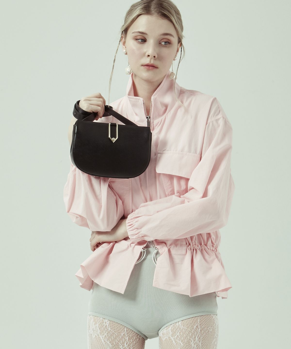 보니블라(BONIBLAH) TOIRE BAG (EBONY BLACK)