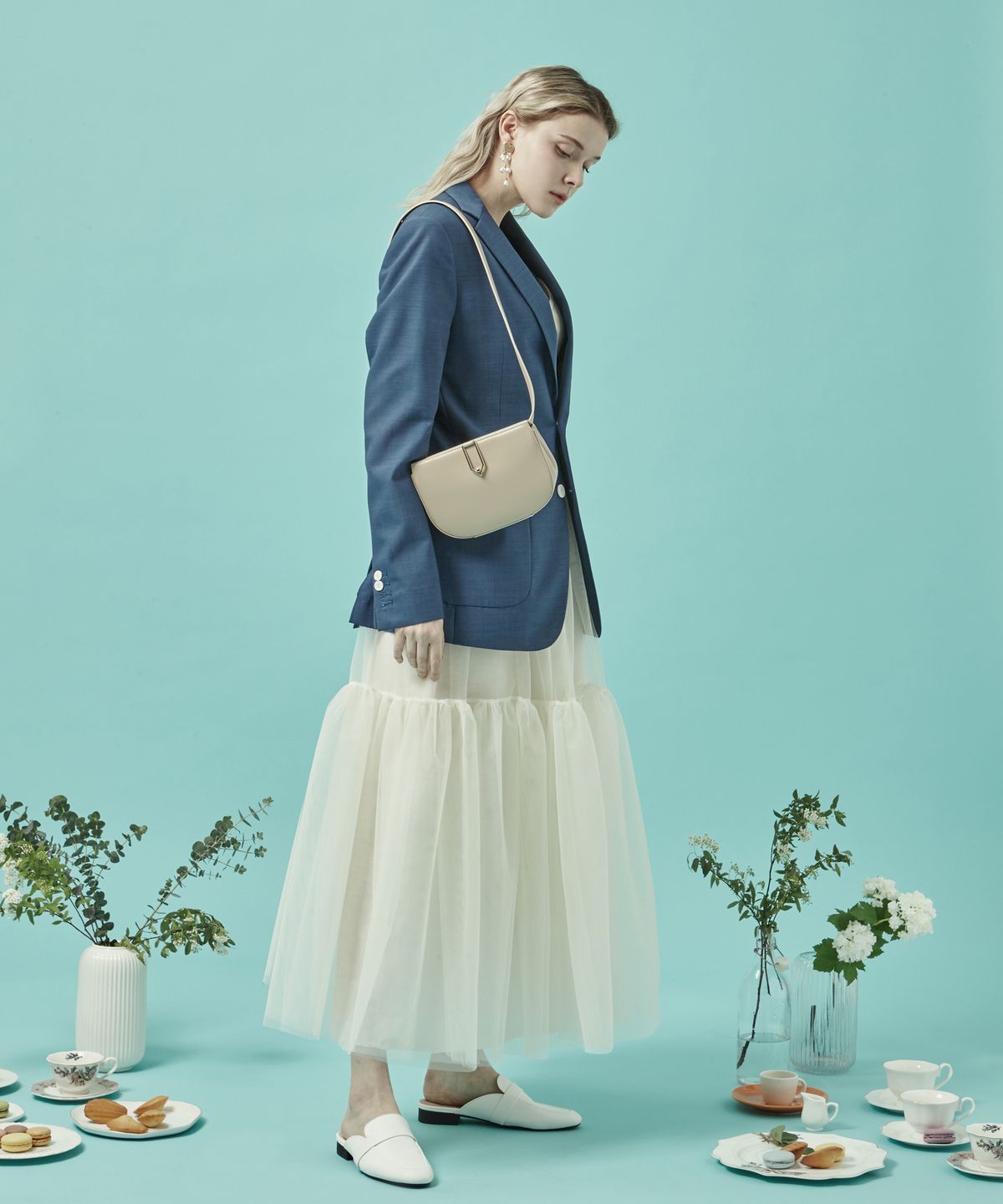 보니블라(BONIBLAH) TOIRE BAG (HAZELNUT BEIGE)