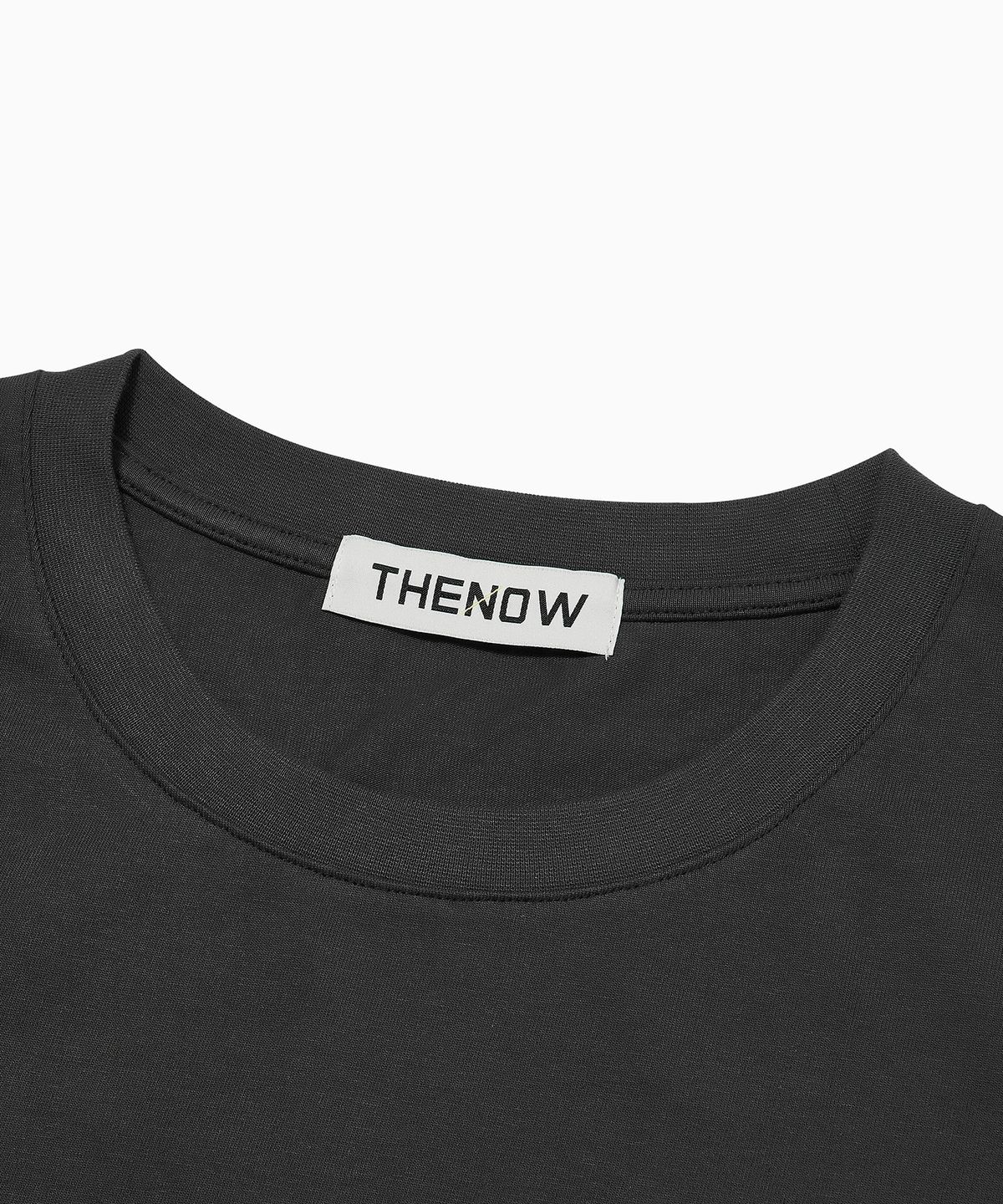 댄앤나우(THENOW) thenow 미니 프린팅 오버핏 티셔츠 다크그레이