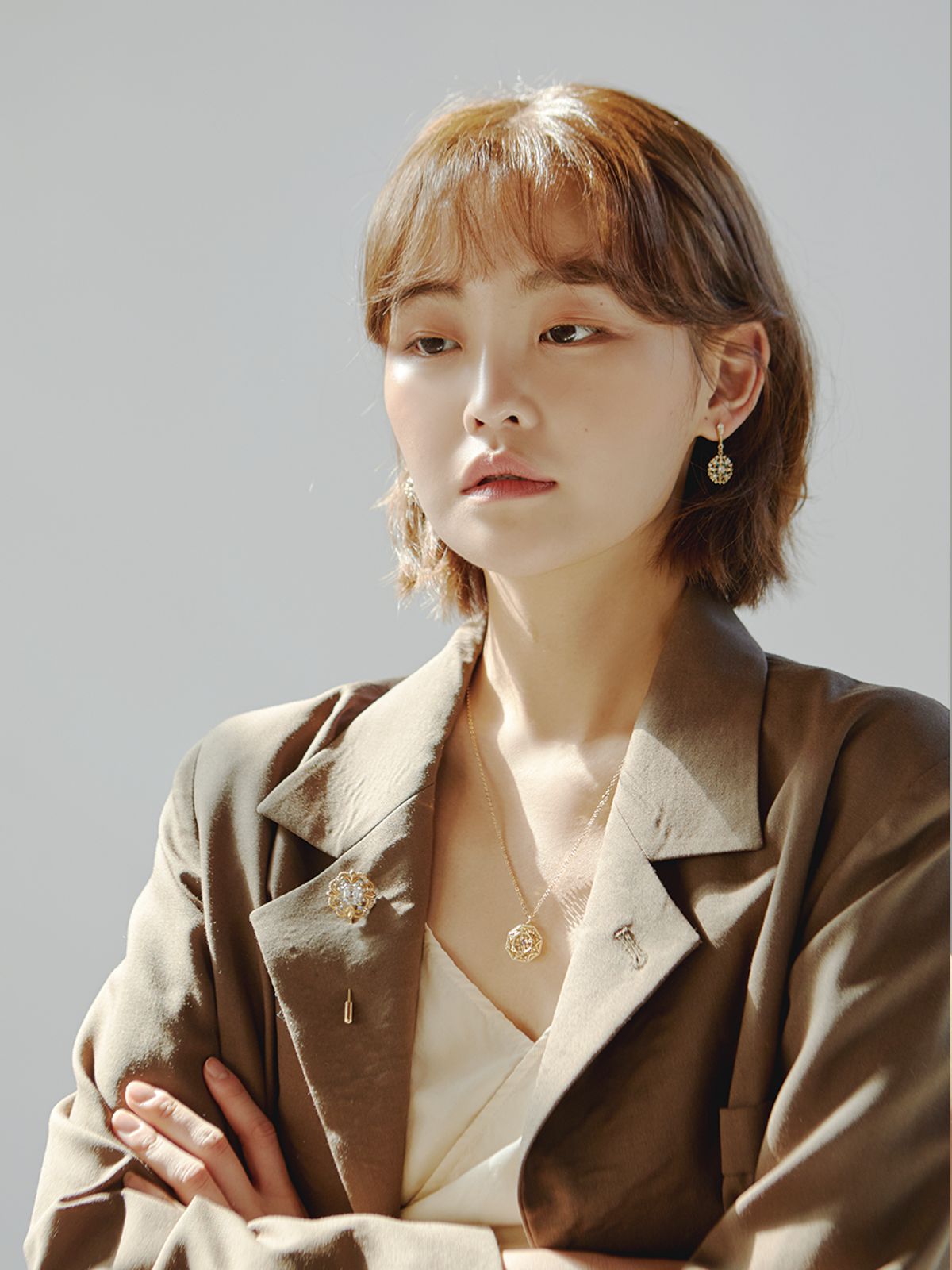 로이데테르(ROIDETER) 엠블럼 귀걸이
