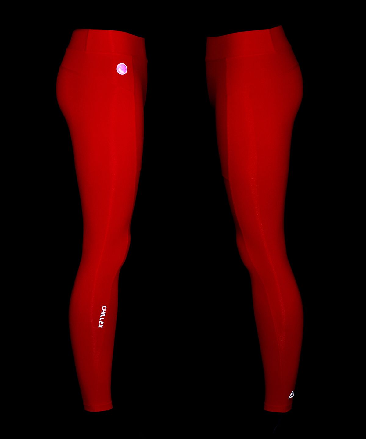 레스테(LESTE) 남성 레깅스 스킨랩 CHILLEX 9부 RED