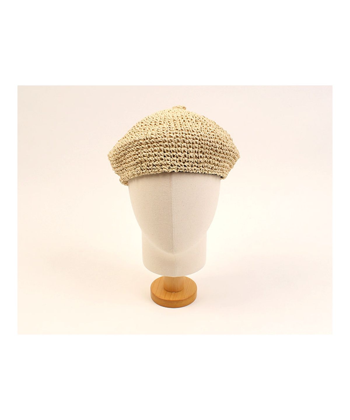 유니버셜 케미스트리(UNIVERSAL CHEMISTRY) Rattan Beige Beret 라탄베레모