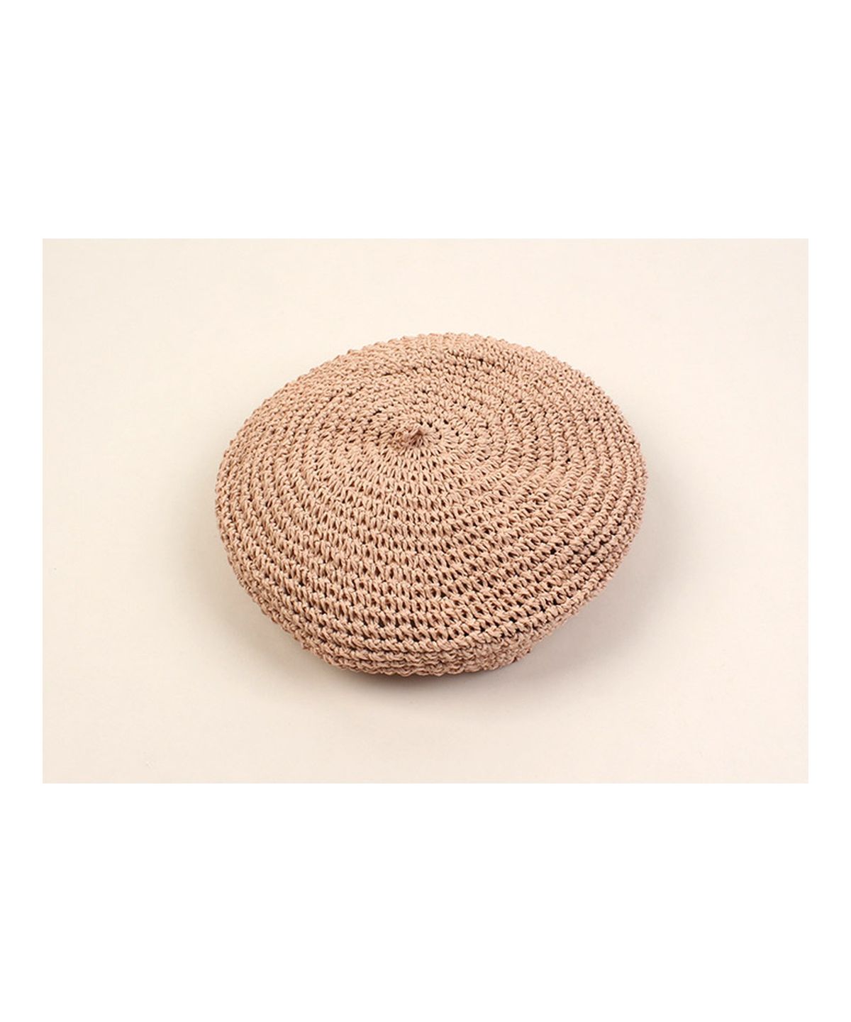 유니버셜 케미스트리(UNIVERSAL CHEMISTRY) Rattan Pink Beret 라탄베레모