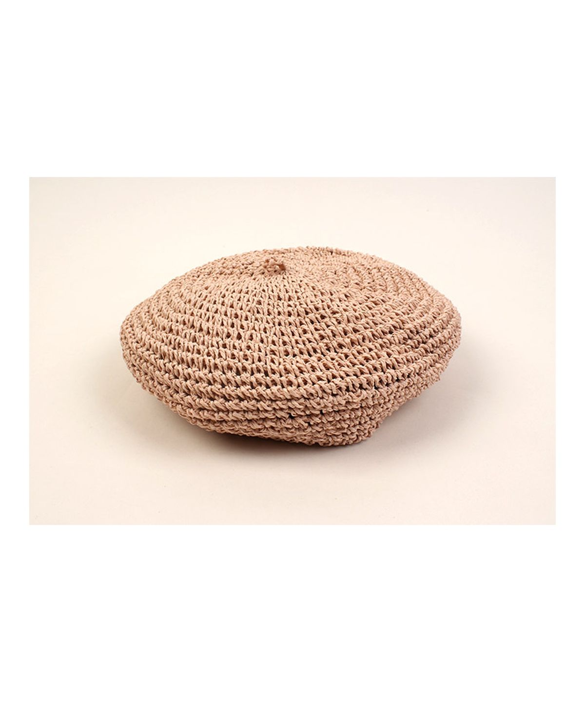 유니버셜 케미스트리(UNIVERSAL CHEMISTRY) Rattan Pink Beret 라탄베레모