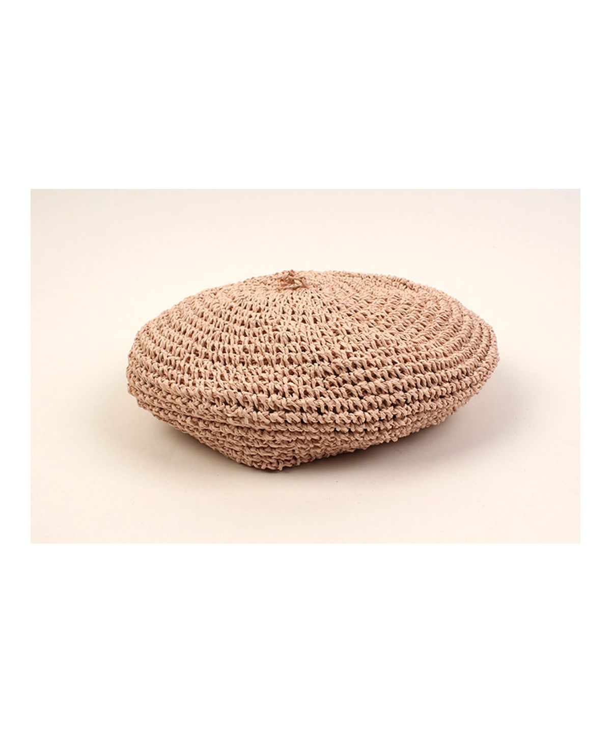 유니버셜 케미스트리(UNIVERSAL CHEMISTRY) Rattan Pink Beret 라탄베레모