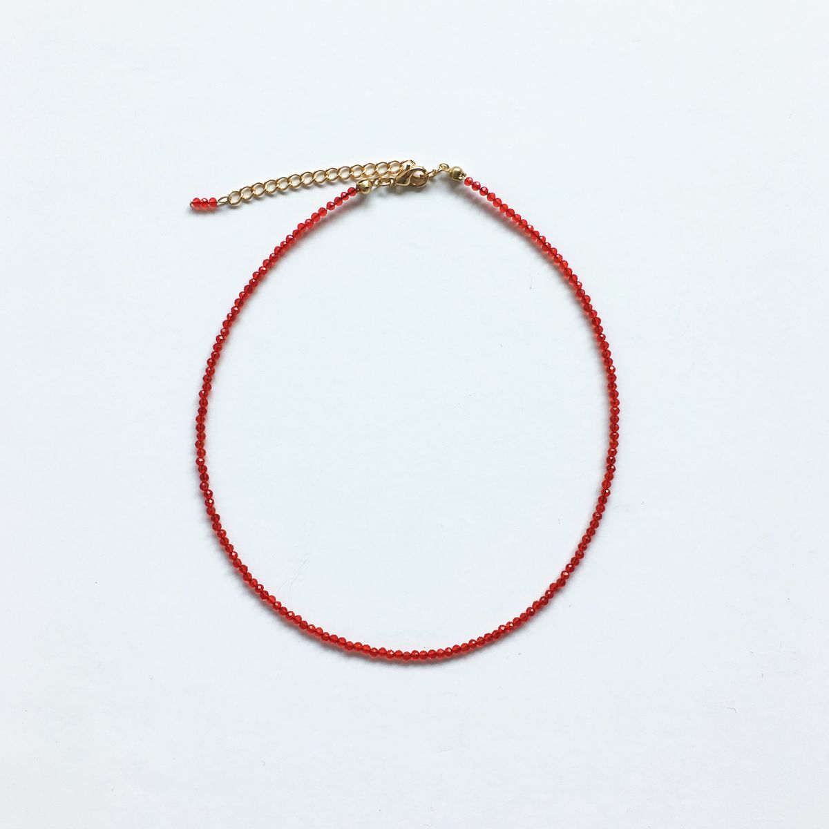 롬브리앙(L'OMBRILLANT) 몽 루즈 초커 네크리스 (RED)