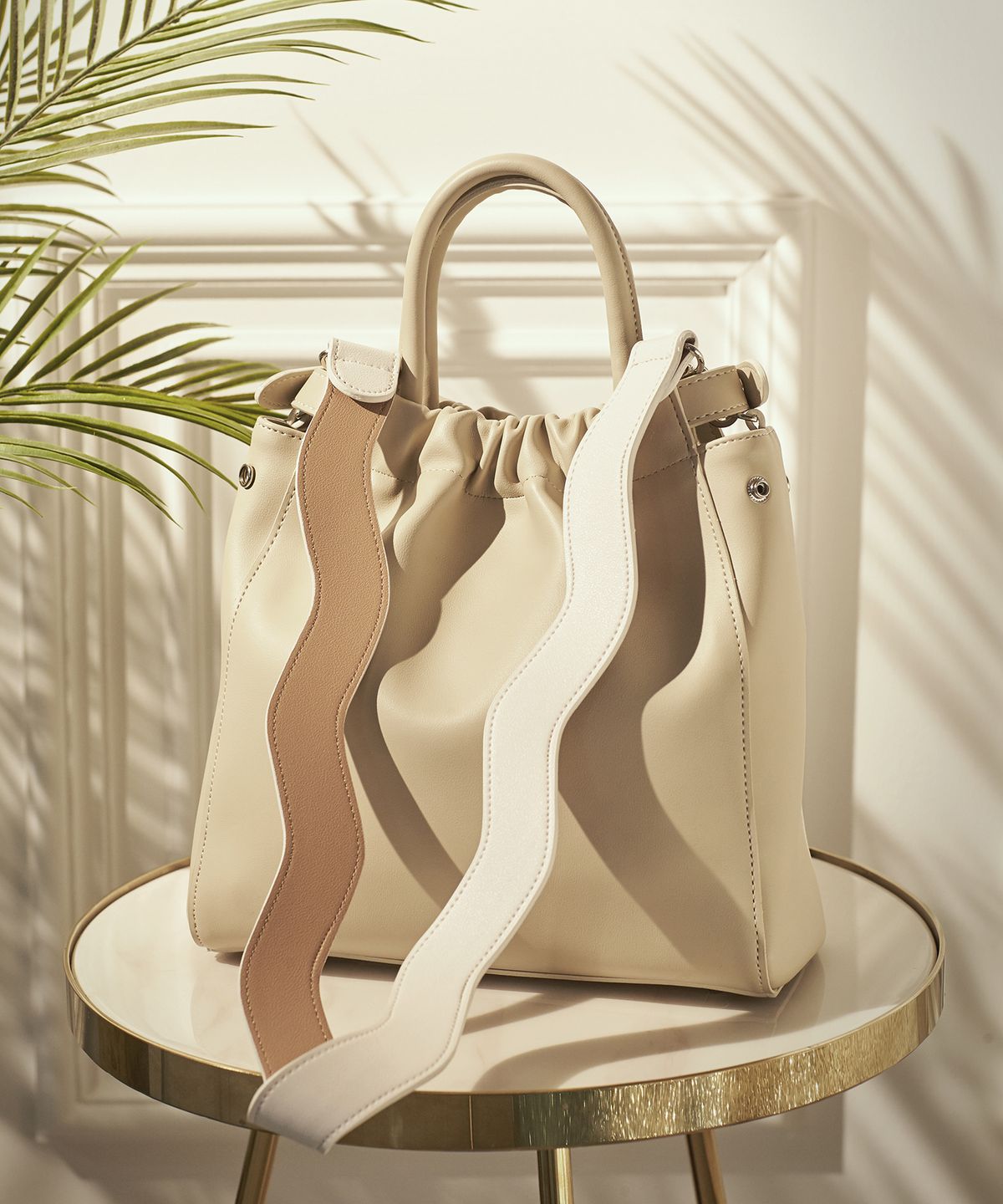 보니블라(BONIBLAH) DOUX BAG (CREAM IVORY)