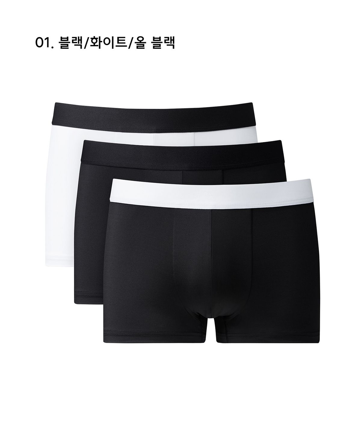 무신사 스탠다드(MUSINSA STANDARD) [쿨탠다드] 맨즈 드로즈 컬러 리버스 3팩